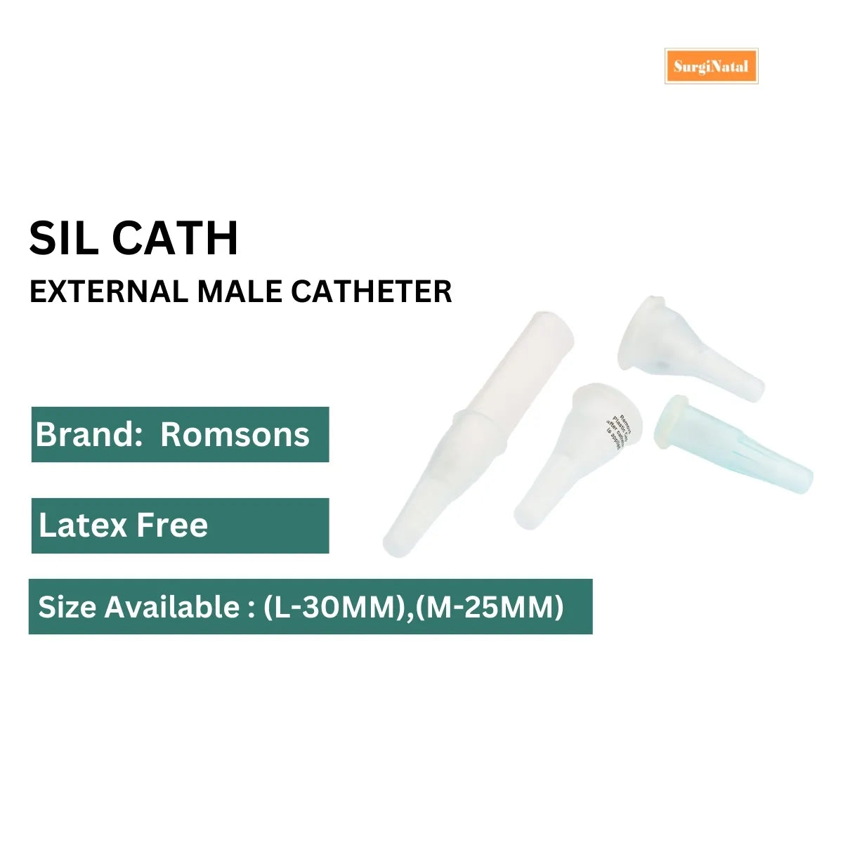 Buy Romsons External Male Catheter Silicone Online