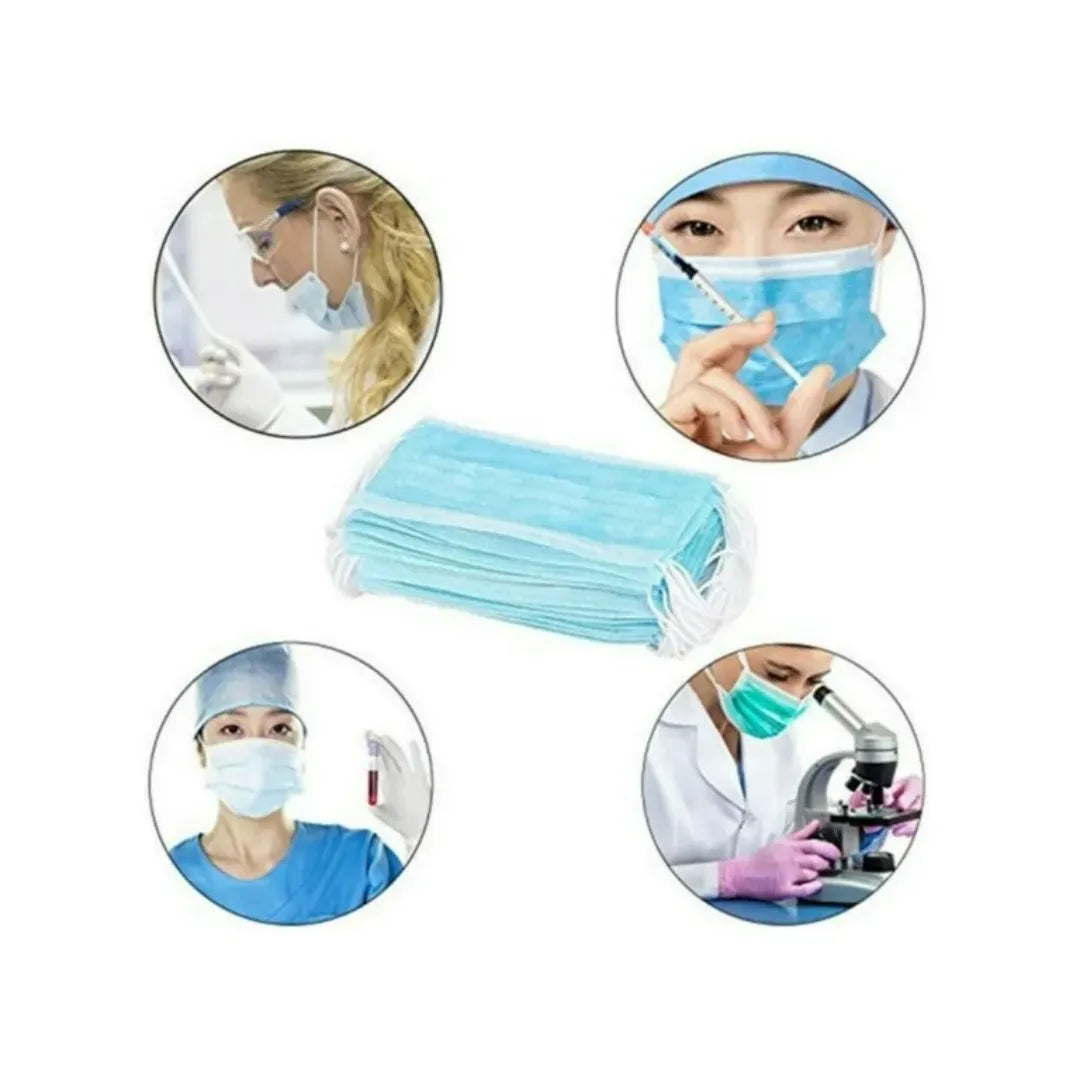 Buy Disposable 3 Ply Face Mask (100 Pcs)–Best Prices Online