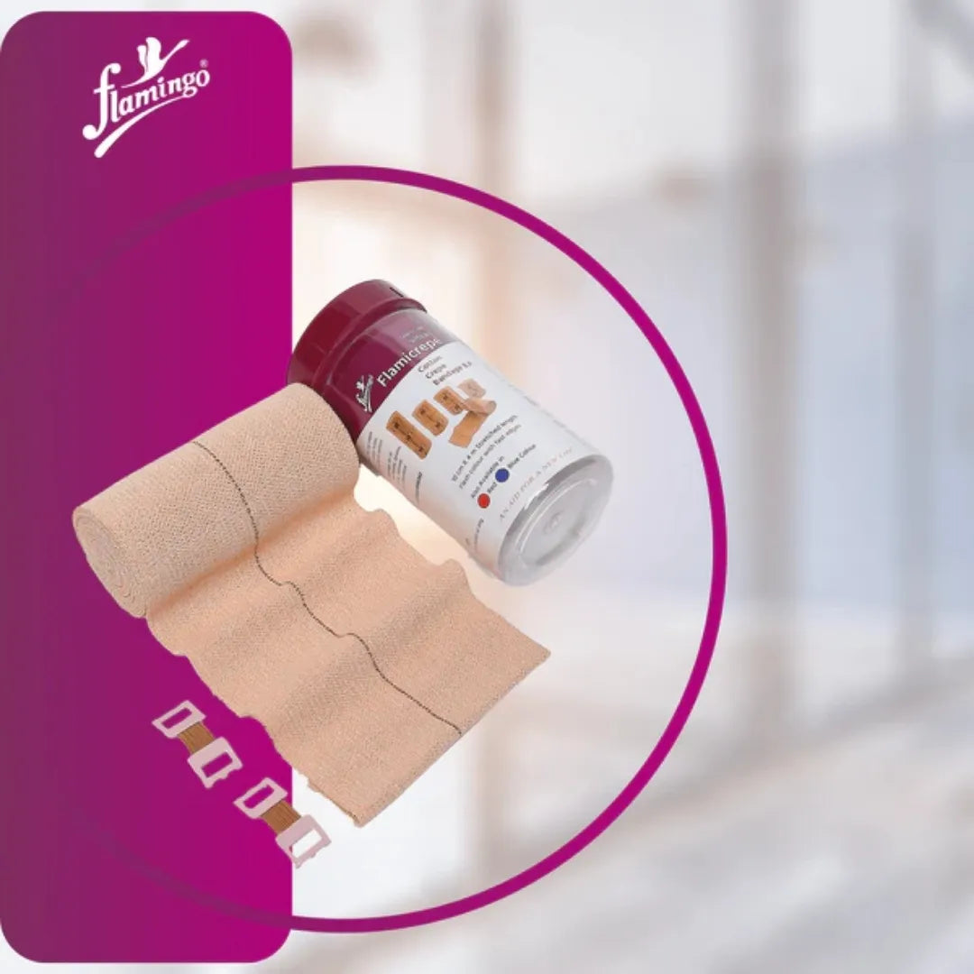 Flamingo Flamicrepe Cotton Crepe Bandage B.P 8 CM