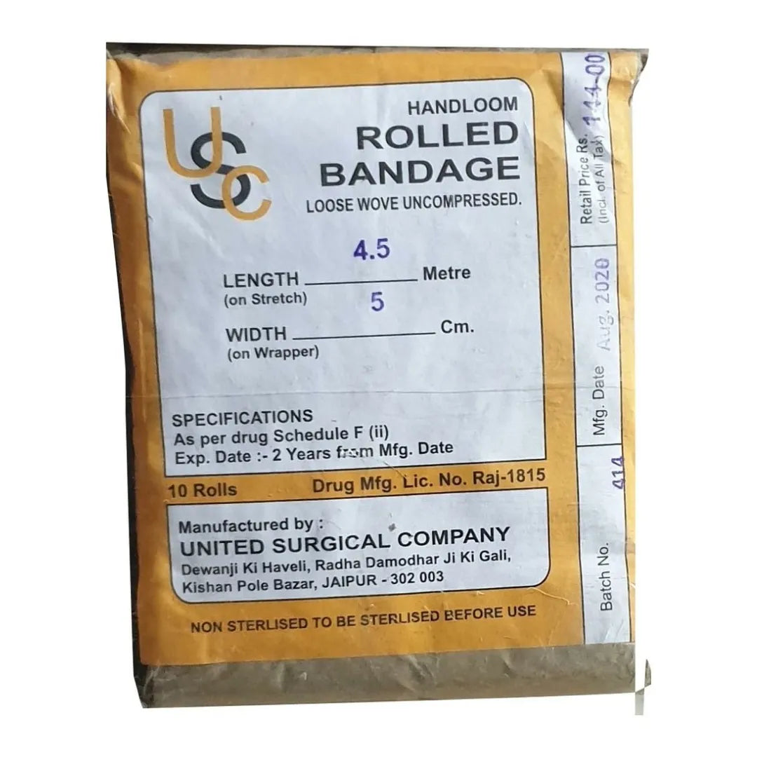 Buy Gauze Rolled Bandage-10pcs for Medical Needs | United