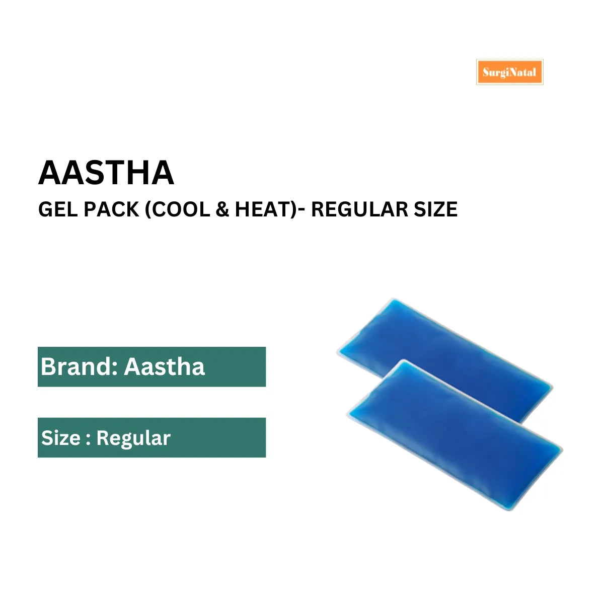 Aastha Gel Pack (Cool & Heat)- Regular size