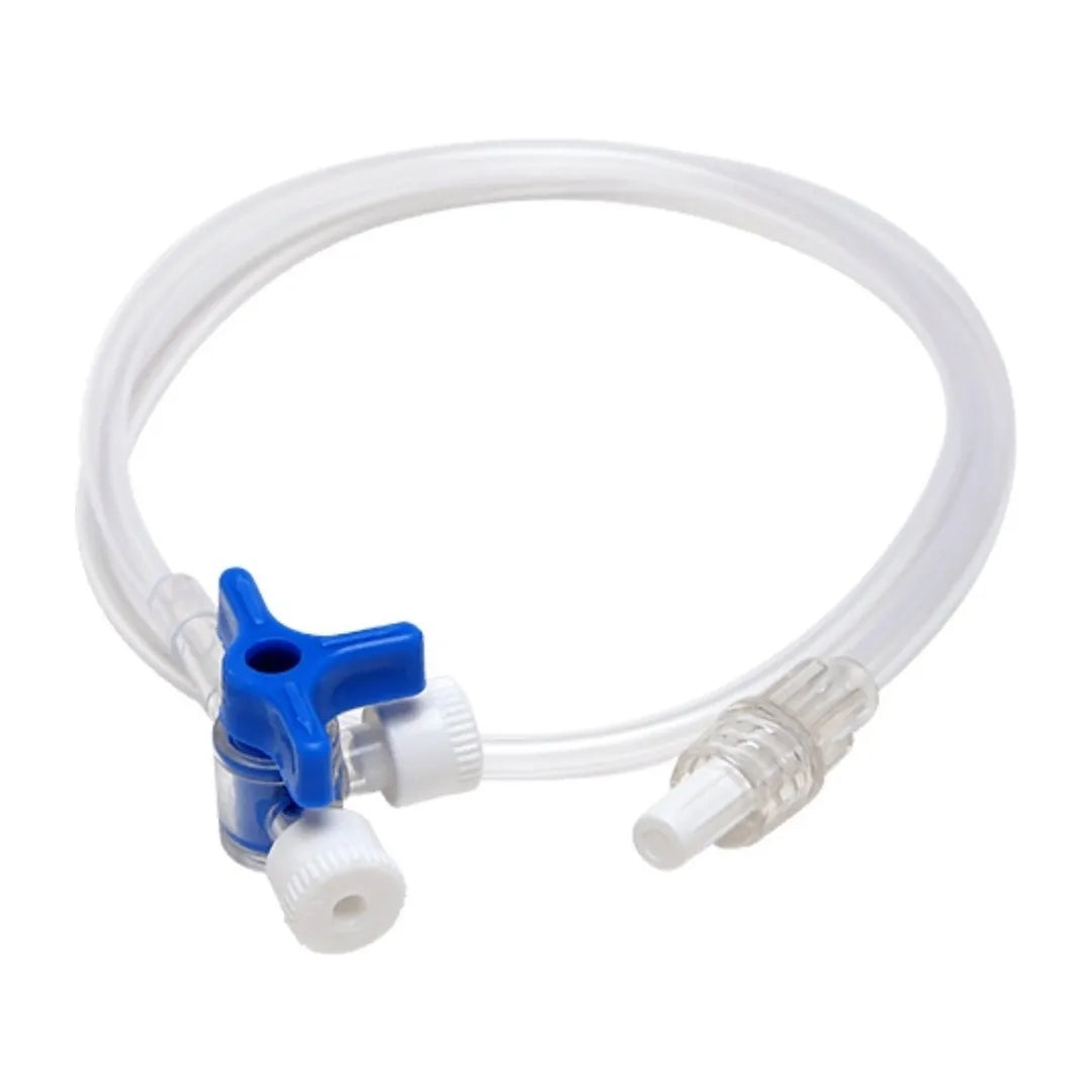 Buy Extension Tubing with 3-Way Stop Cock for Medical Use