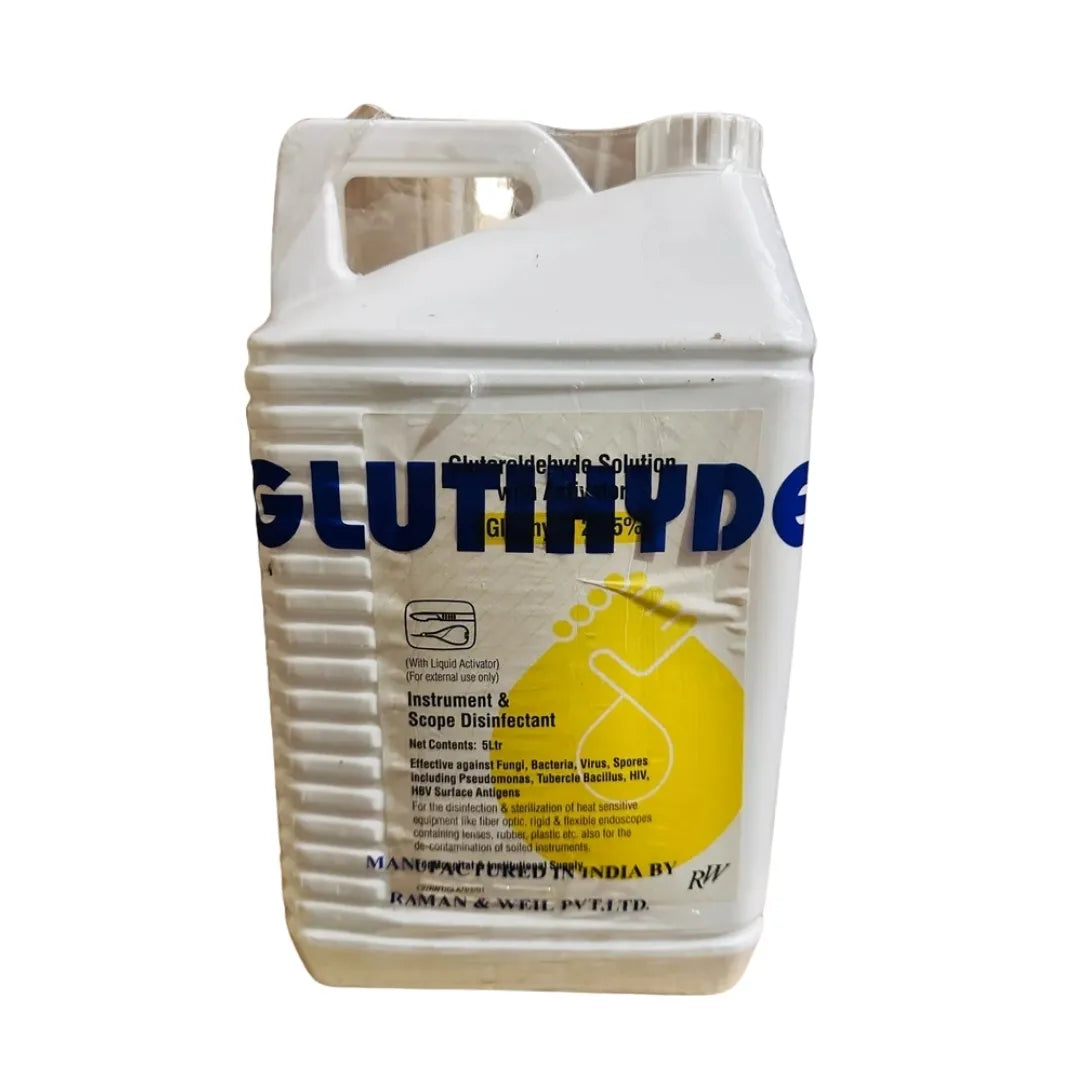 Buy Glutihyde Solution 2.45% 5ltr Online - Raman & Well