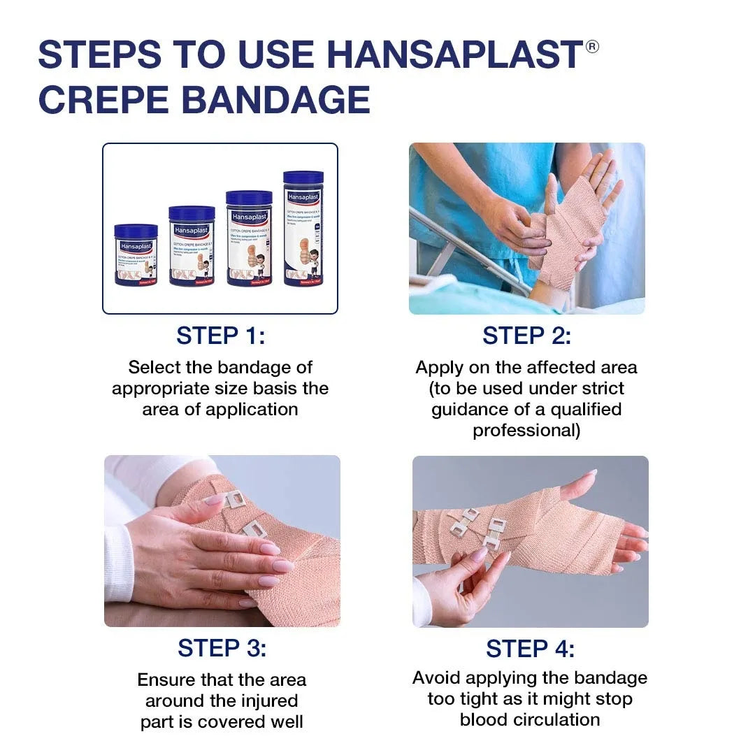 Hansaplast Cotton Crepe Bandage 6cm*4m