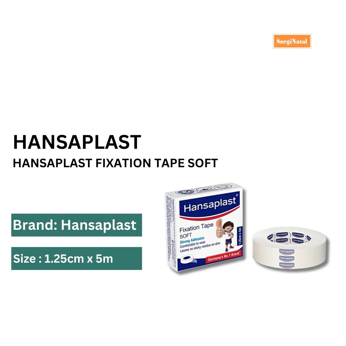 Buy Fixation TBuy Fixation Tape Soft (Individual Packing) 1.25cm * 5m -12 Rolls