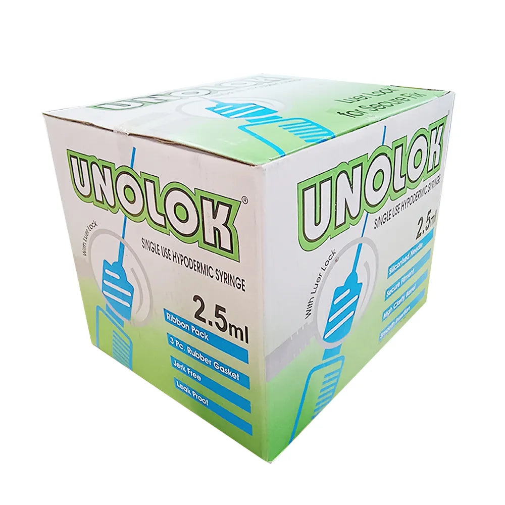 HMD Unolok Syringe 2.5ml 27G 1.5 Inch Needle