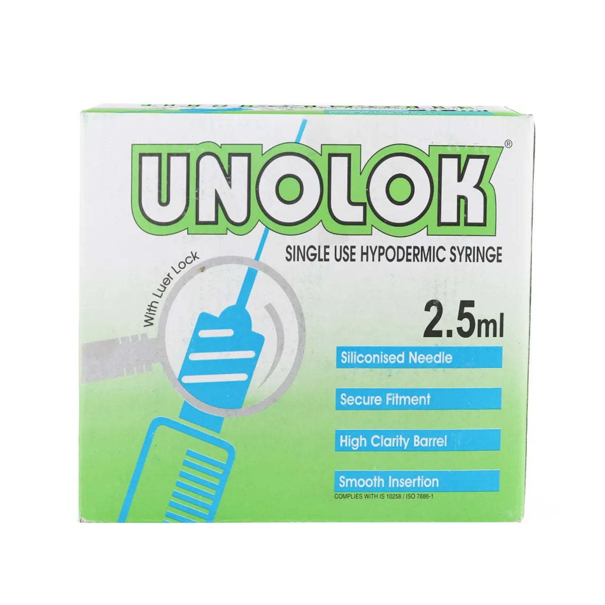 HMD Unolok Syringe 2.5ml 27G 1.5 Inch Needle