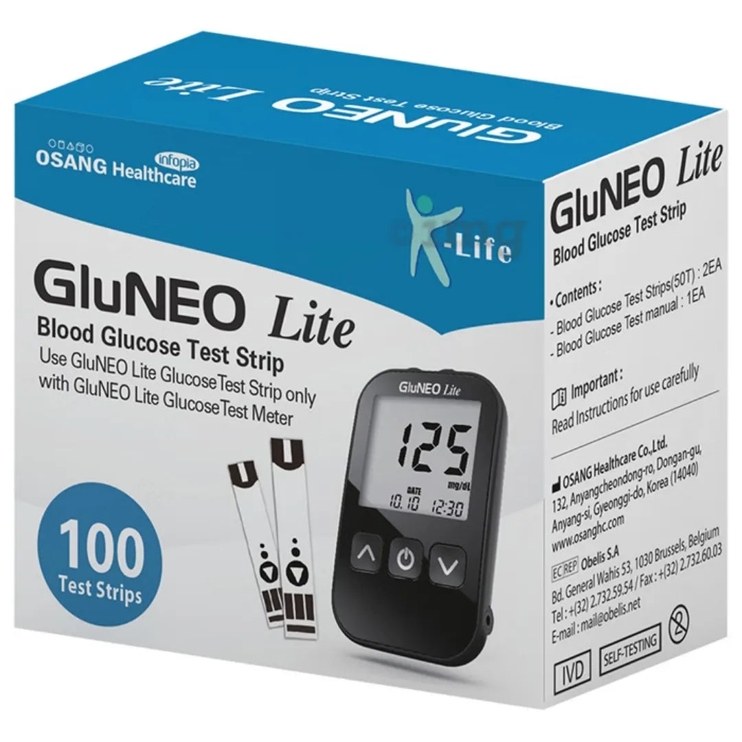 Buy K-Life Gluneo Lite Glucometer & Strips - Lowest Price