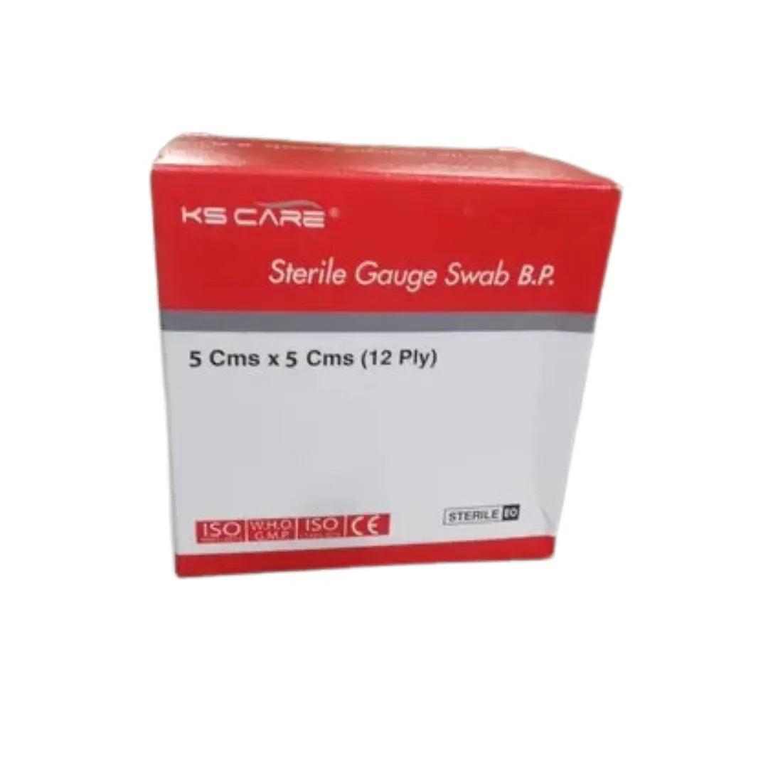 Gauze Swab (5cm*5cm) - 4*10 Packs for Surgical Use | K.s