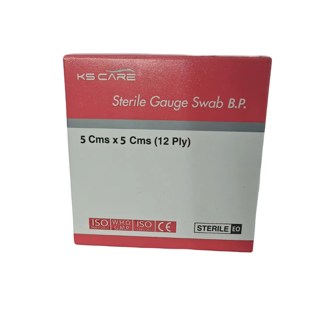 Gauze Swab (5cm*5cm) - 4*10 Packs for Surgical Use | K.s