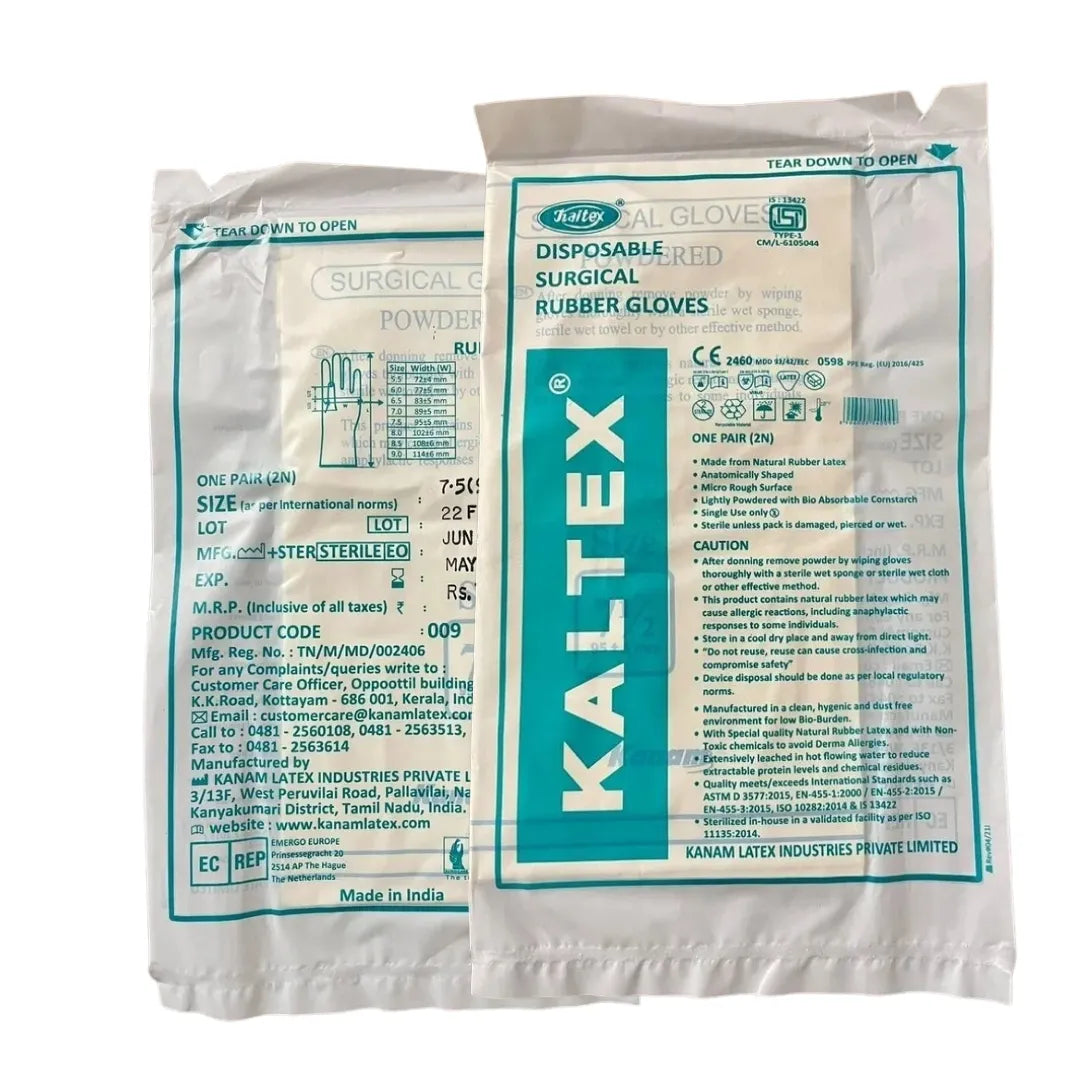 Buy Disposable Surgical Rubber Gloves for Medical Use