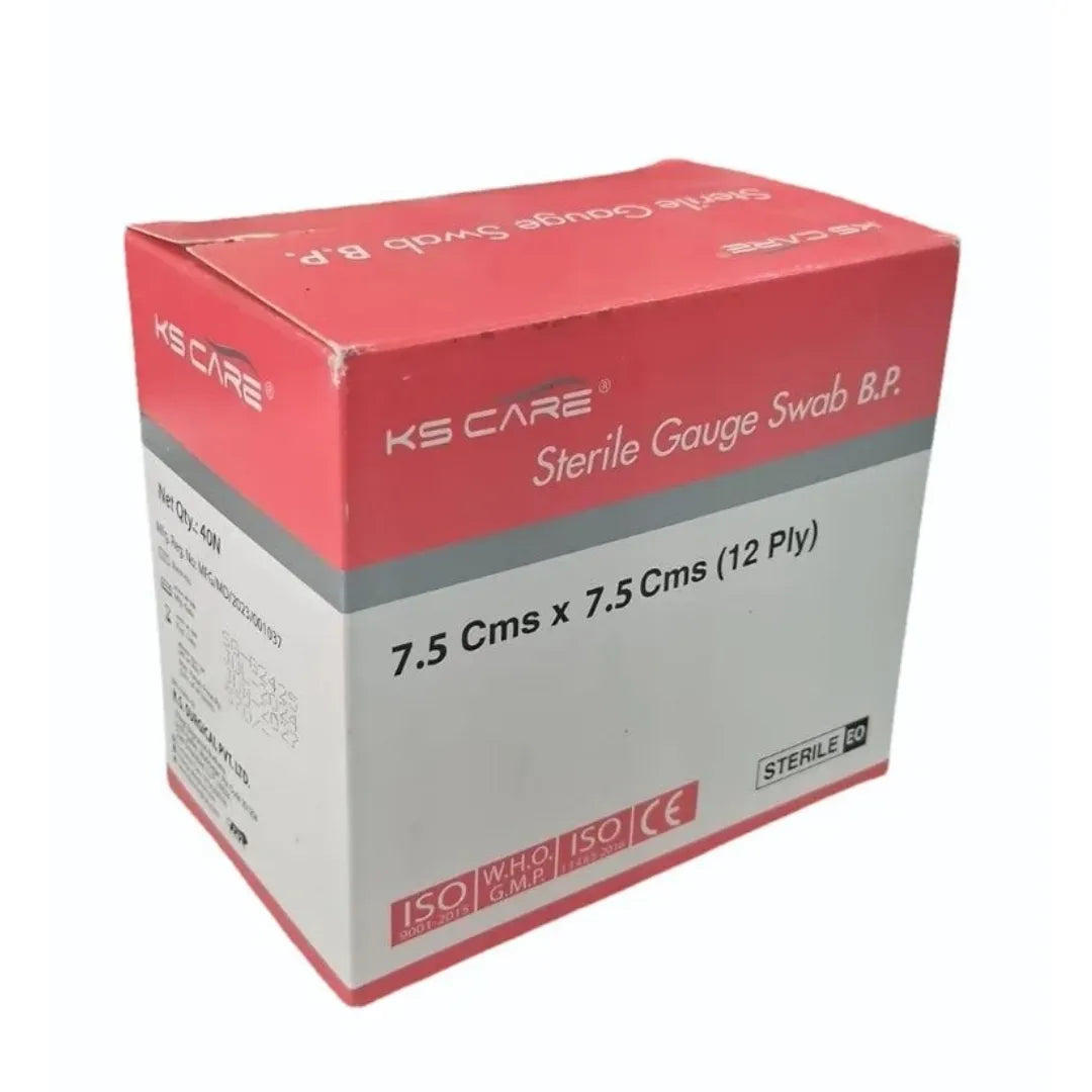 Buy Gauze Swabs (7.5cm*7.5cm) - 4*10 Packs for Surgical Use