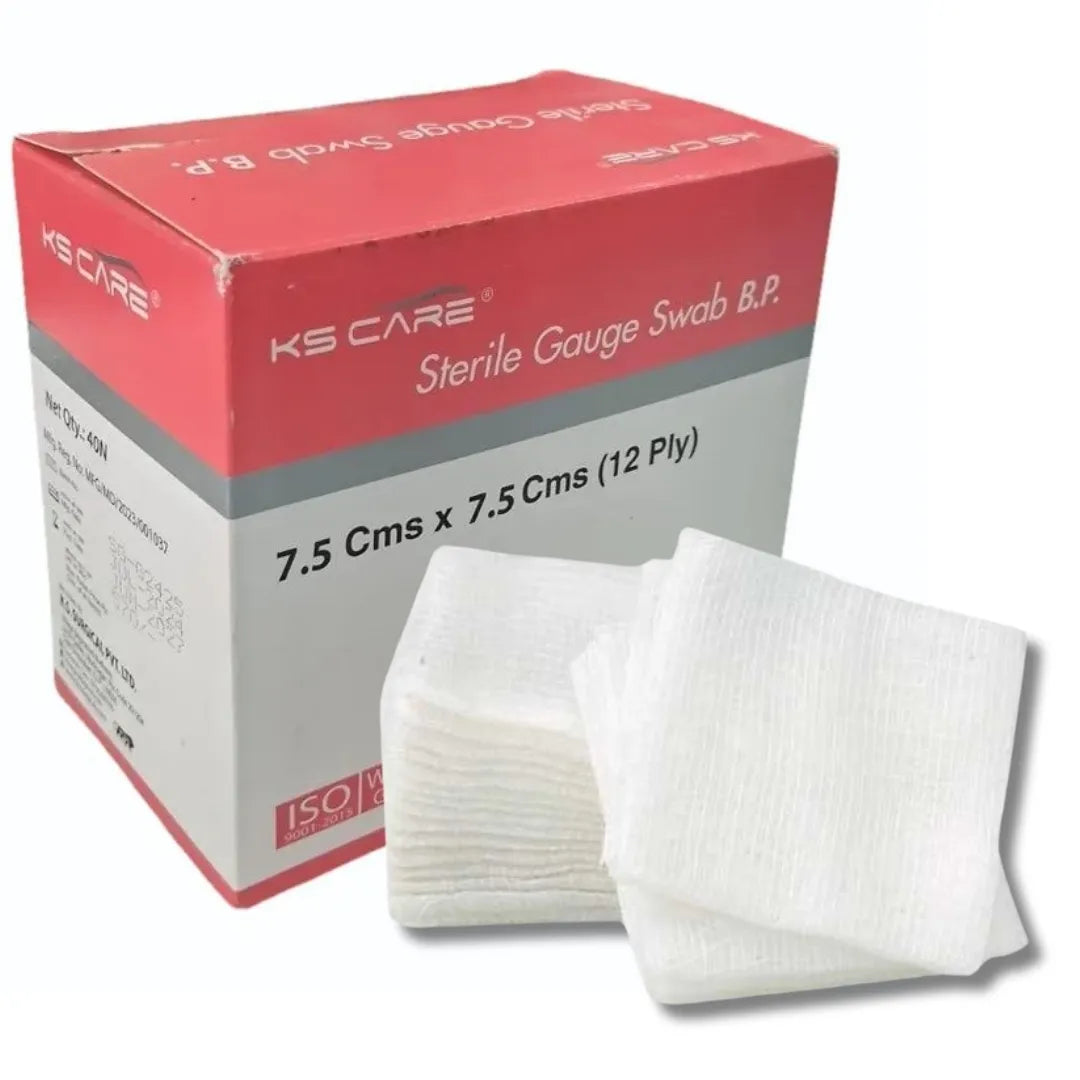 Buy Gauze Swabs (7.5cm*7.5cm) - 4*10 Packs for Surgical Use