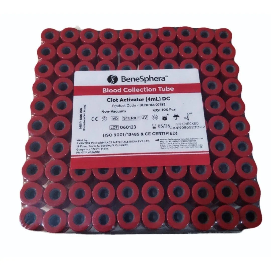 Buy Blood Collection Tubes with Clot Activator - 100 Tubes