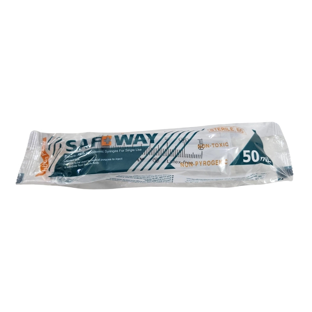 Lifelong Safeway Syringe 50ml (25 Units)