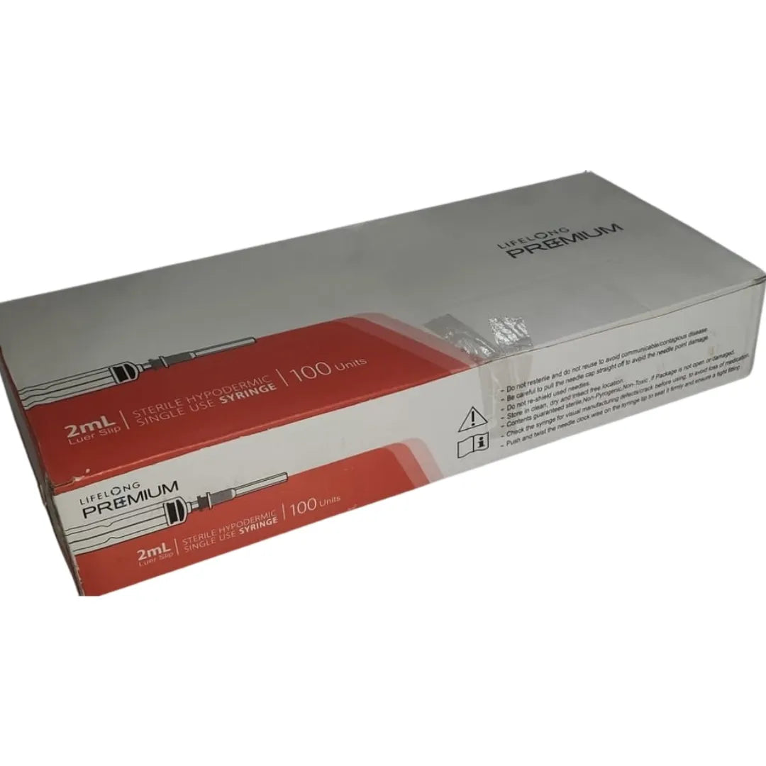 Lifelong Premium Syringe 2ml (100 Units)