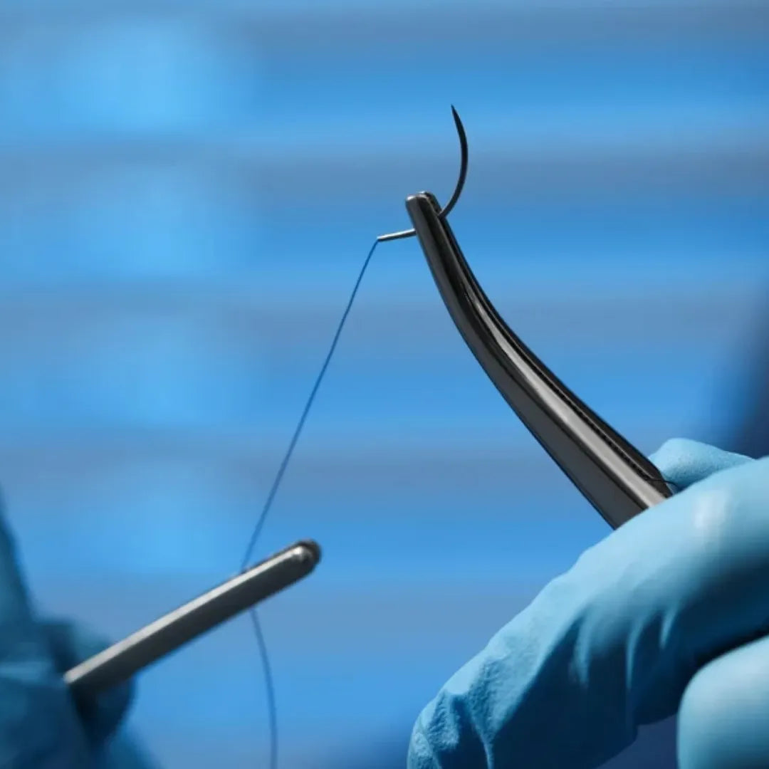 Mersilk Sutures USP 3-0, 3/8 Circle Reverse Cutting Ethiprime - NW 5028
