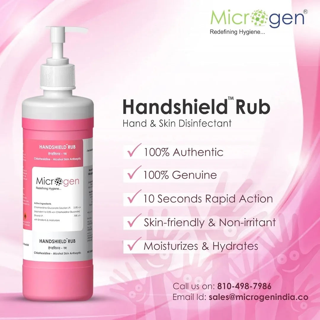 Buy Handshield Rub 500 ml for Ultimate Hand Protection