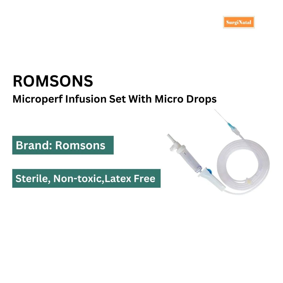 Buy Romsons Microperf Infusion Set (SS-3064) Online