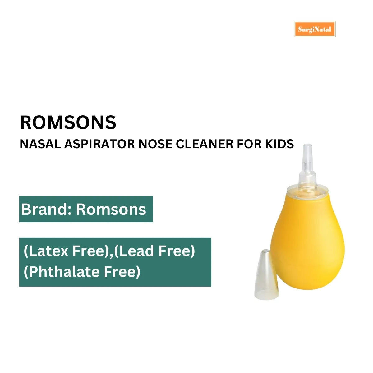 Buy Romsons Nasal Aspirator Nose Cleaner for Kids