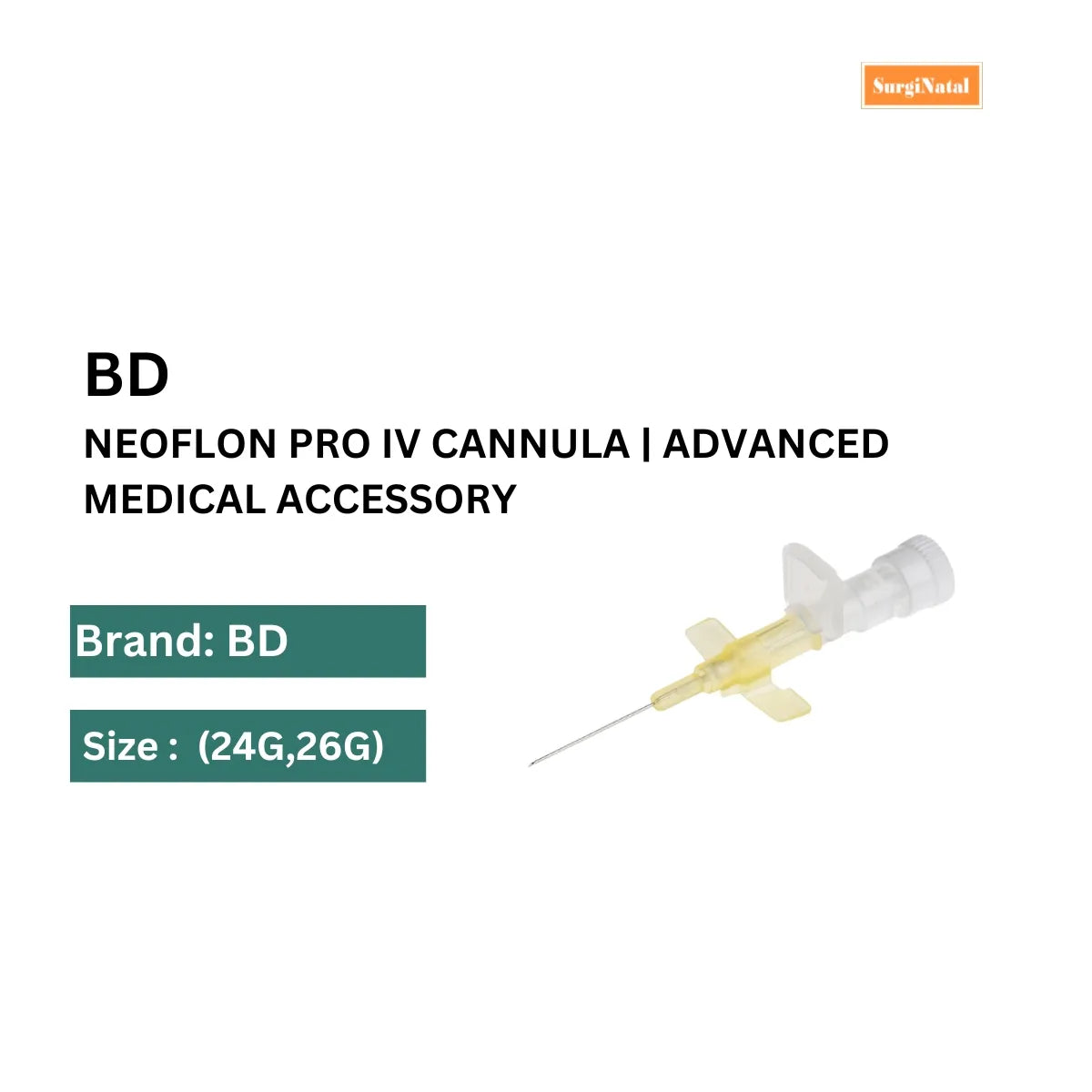 Buy BD Neoflon Pro IV Cannula | Best Price Online