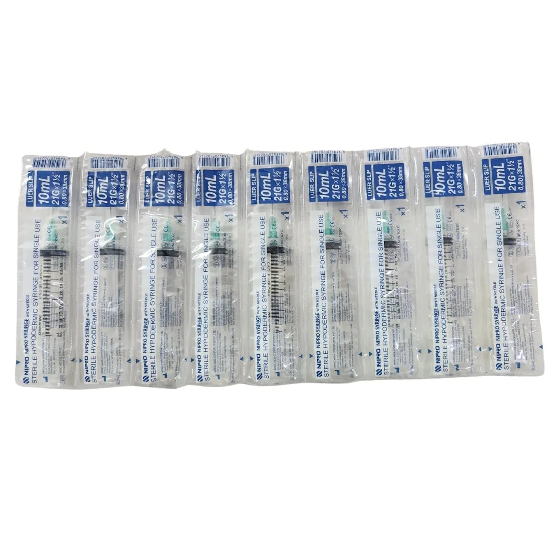 Buy Nipro Syringe 10ml with Needle - Medical Supplies Online