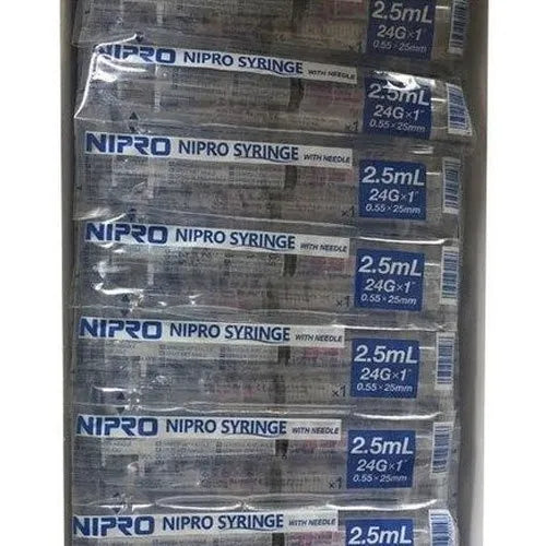 Buy Nipro Syringe 2.5ml with Needle for Healthcare Products