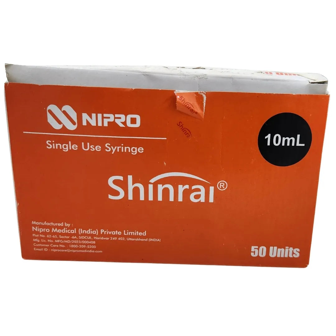 Buy Nipro Syringe With Needle 10ml for Medical Needs
