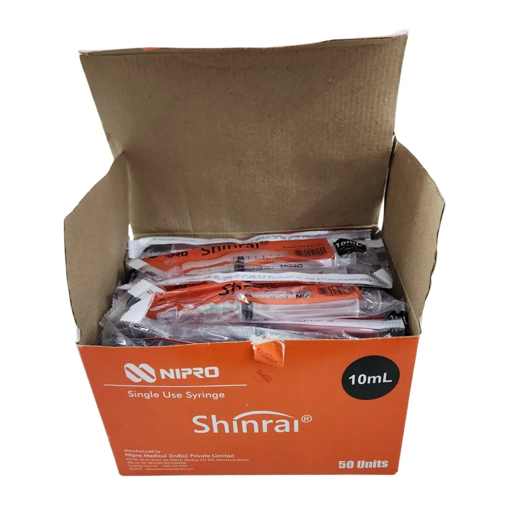 Buy Nipro Syringe With Needle 10ml for Medical Needs