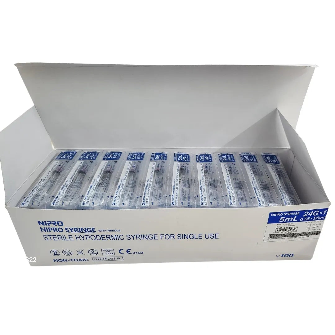 Buy Nipro Syringe 5ml with Needle - Medical Supplies Online