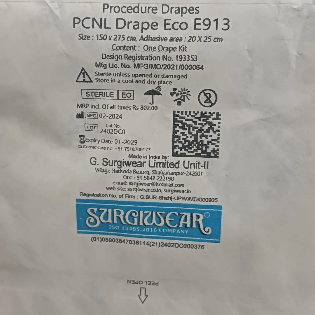 Buy PCNL Drape Online High-Quality Surgical Drapes