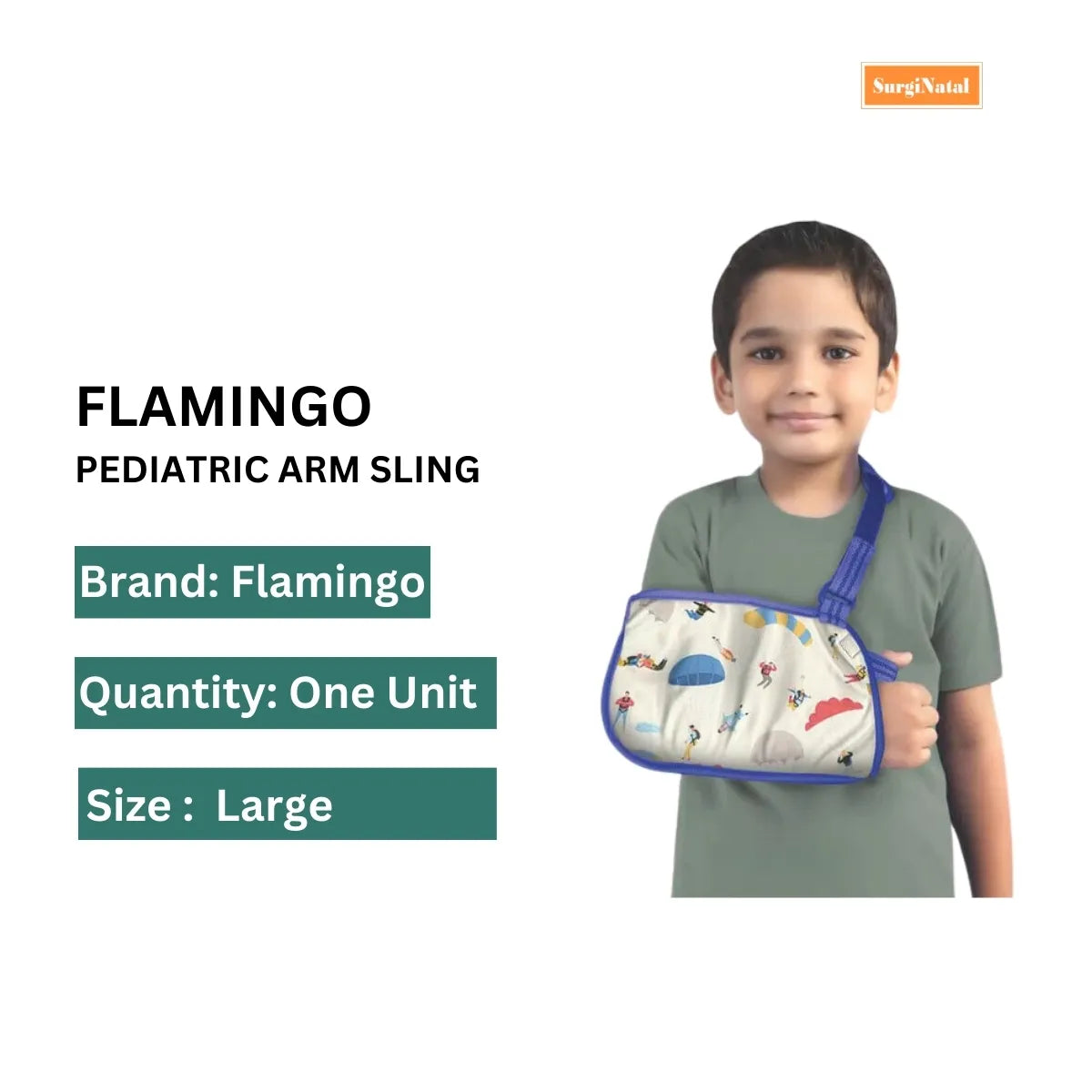 Pediatric Arm Sling Online: Large Size Available - Flamingo