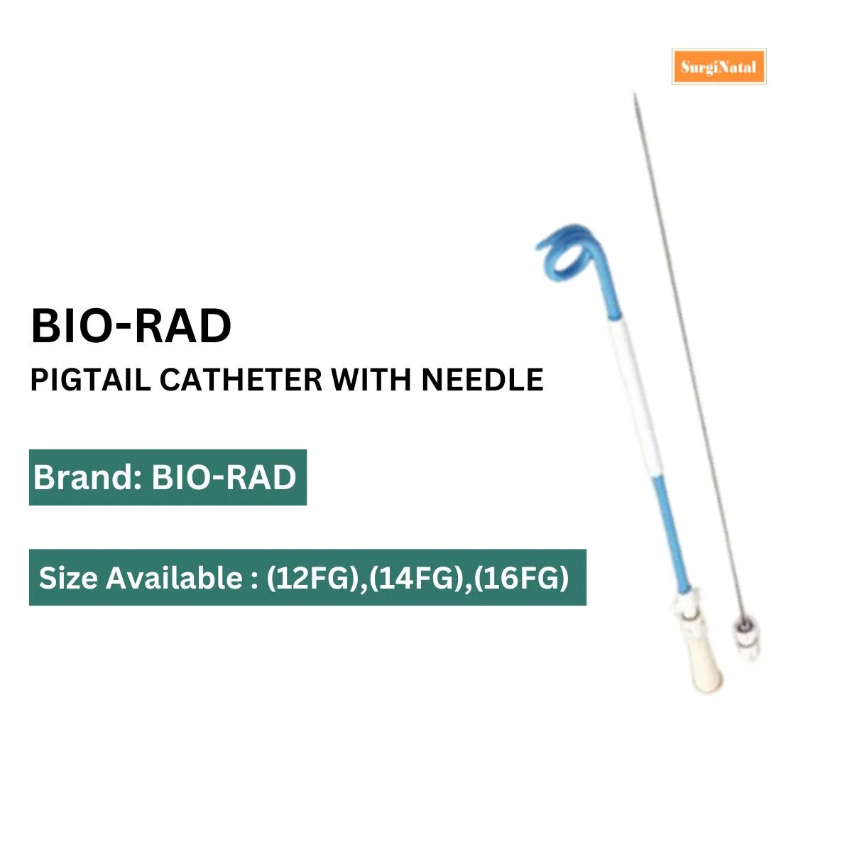 Buy Pigtail Catheter with Needle Online for Medical Procedures