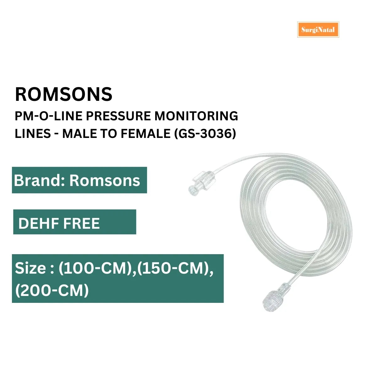 Buy Romsons PM-O-Line Pressure Monitoring Lines Online