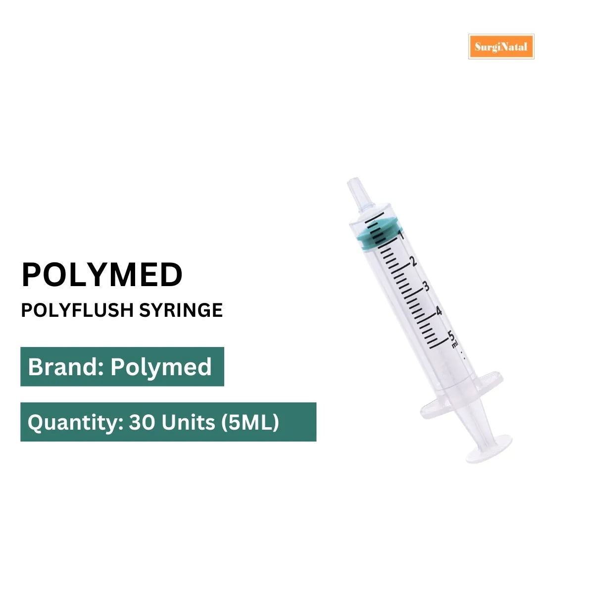 Buy Polyflush Syringe 5ml Online | Polymed