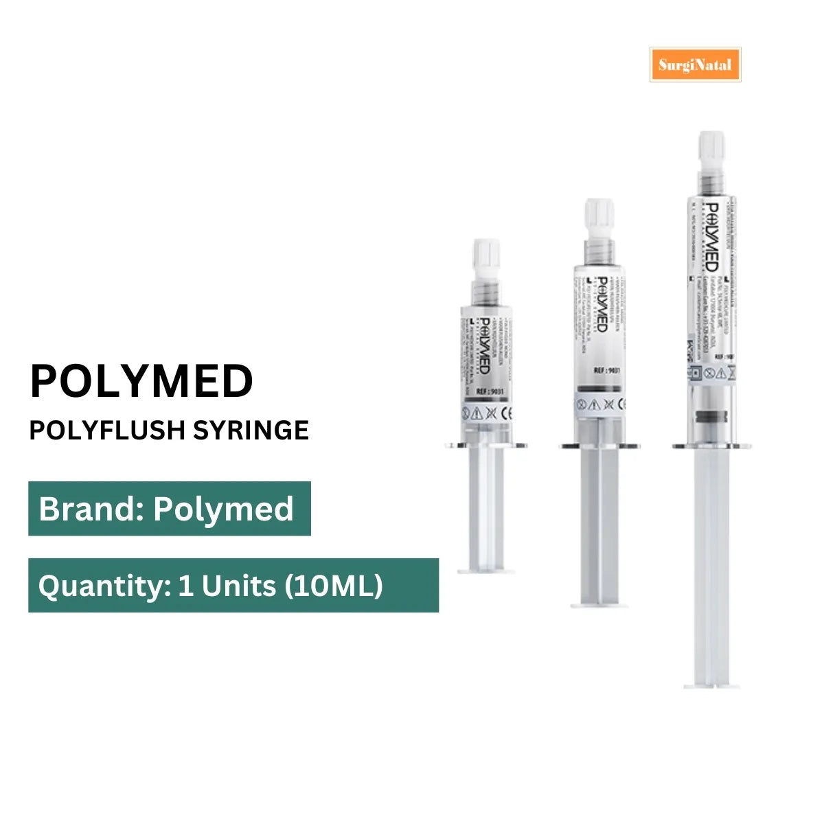 Buy Polyflush prefilled Syringe with NaCl | Polymed