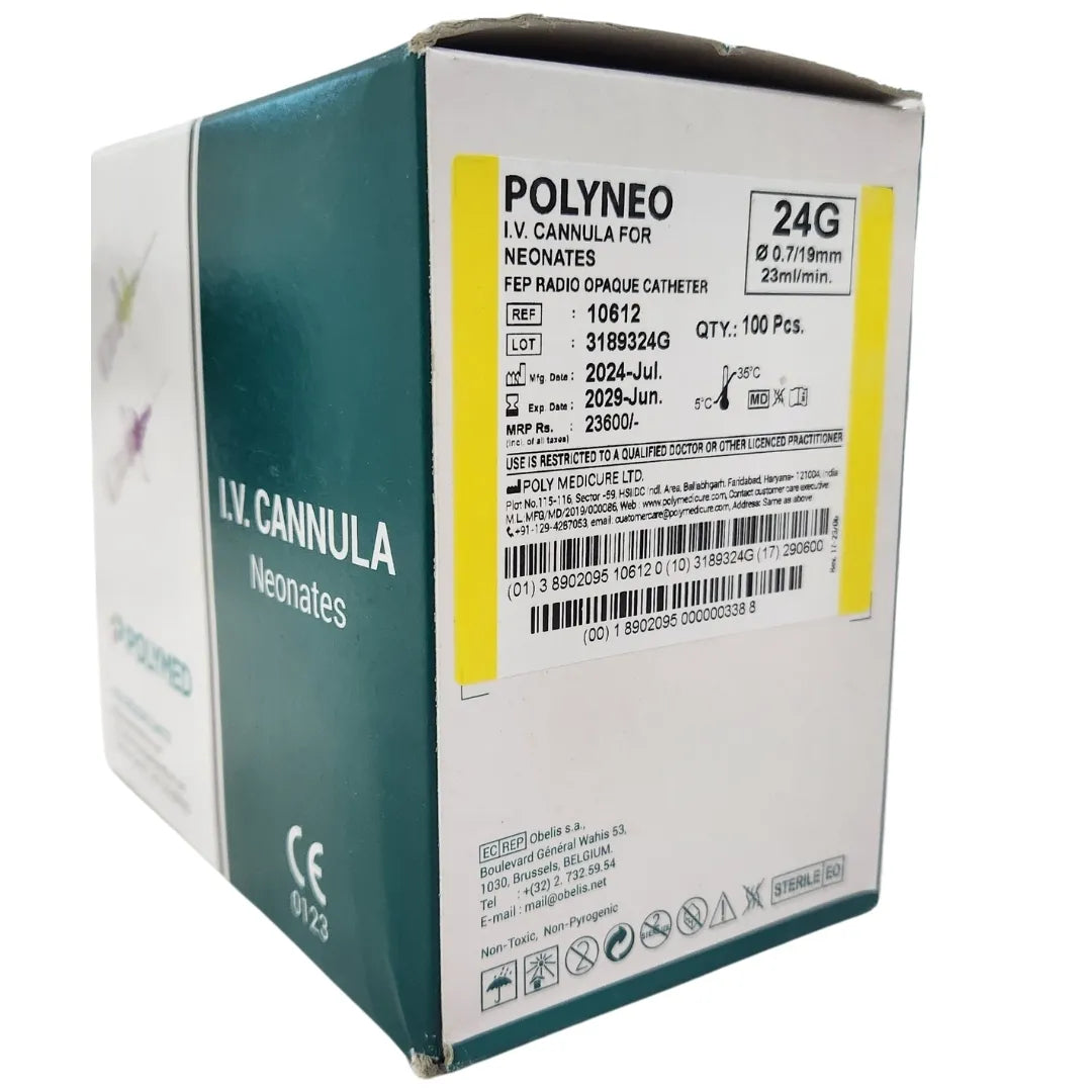 Buy Polyneo IV Cannula 24G Online | Polymed
