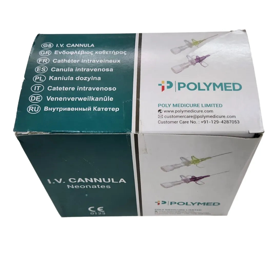 Buy Polyneo IV Cannula 24G Online | Polymed
