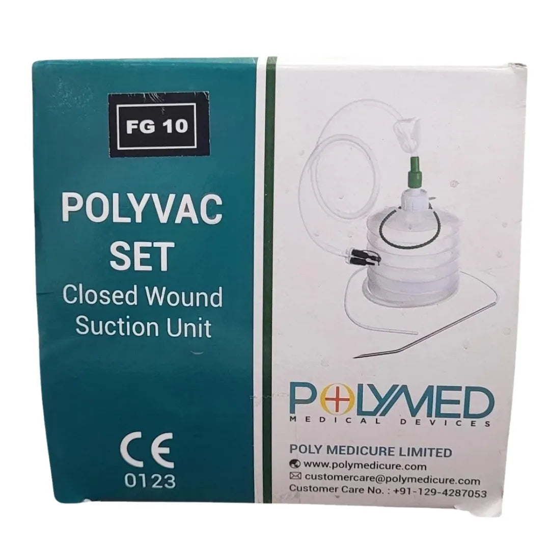 Buy Polyvac Set & Wound Closure Suction Online | Polymed