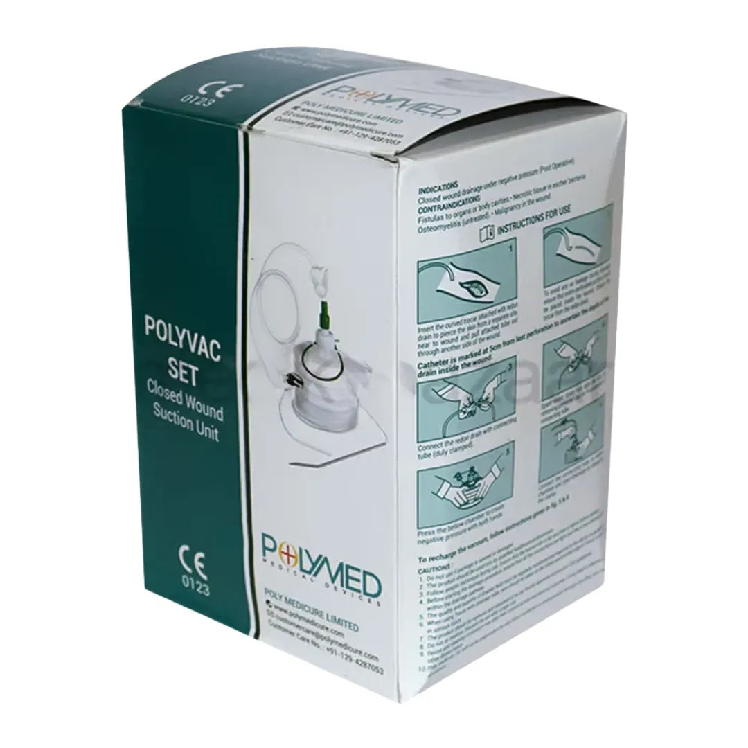 Buy Polyvac Set & Wound Closure Suction Online | Polymed
