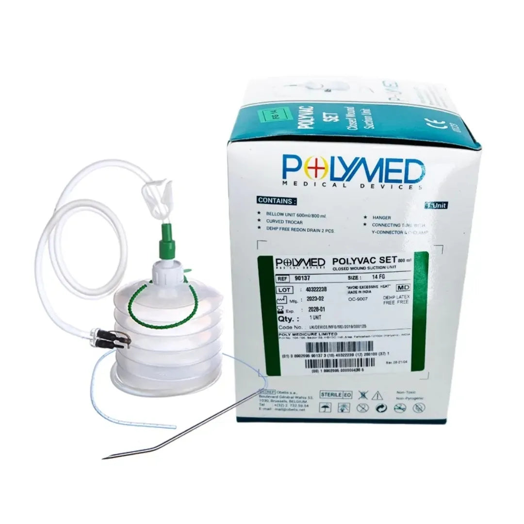 Buy Polyvac Set & Wound Closure Suction Online | Polymed