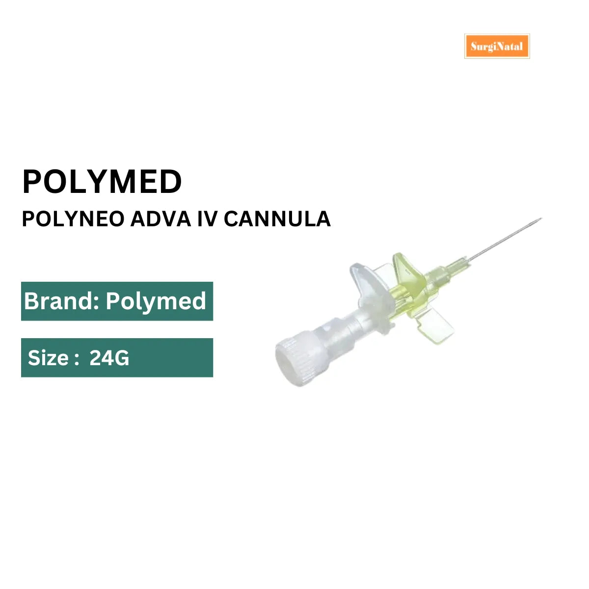 Buy Polyneo Adva IV Cannula 24G Online | Polymed