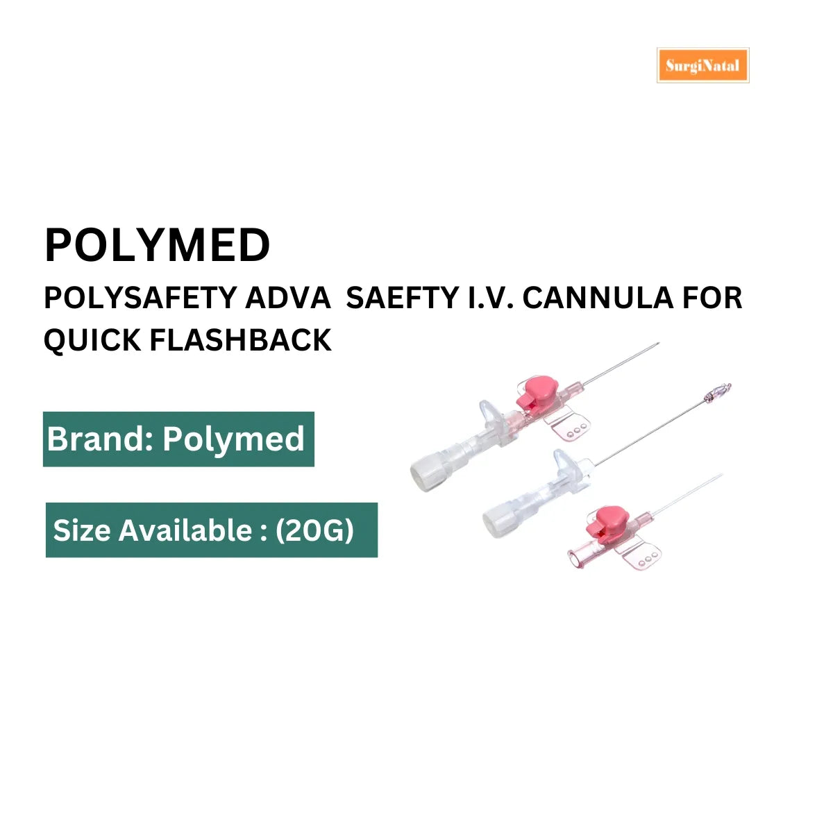 Buy Polysafety Adva Cannula Online | Polymed