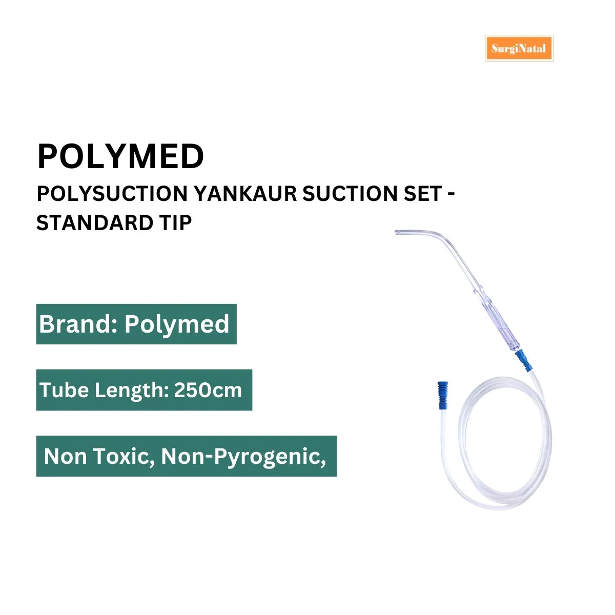 Buy Polysuction Yankaur Suction Set Online | Polymed