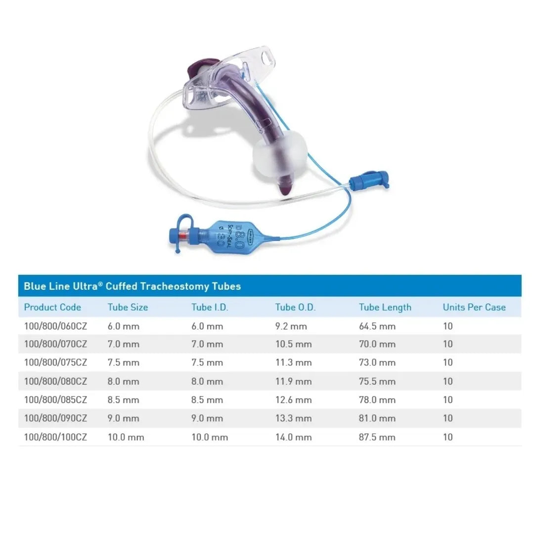 Buy Blue Line Ultra Cuffed Tracheostomy Tube online