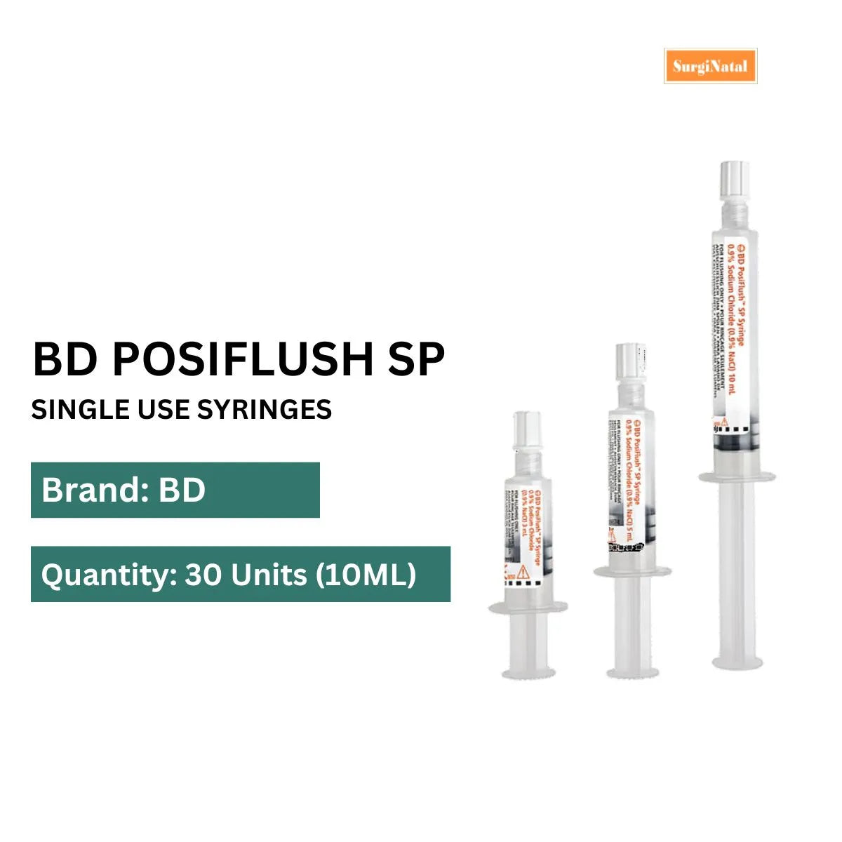 Bd Posiflush Sp 10ml Prefilled Saline Syringe - Order Now