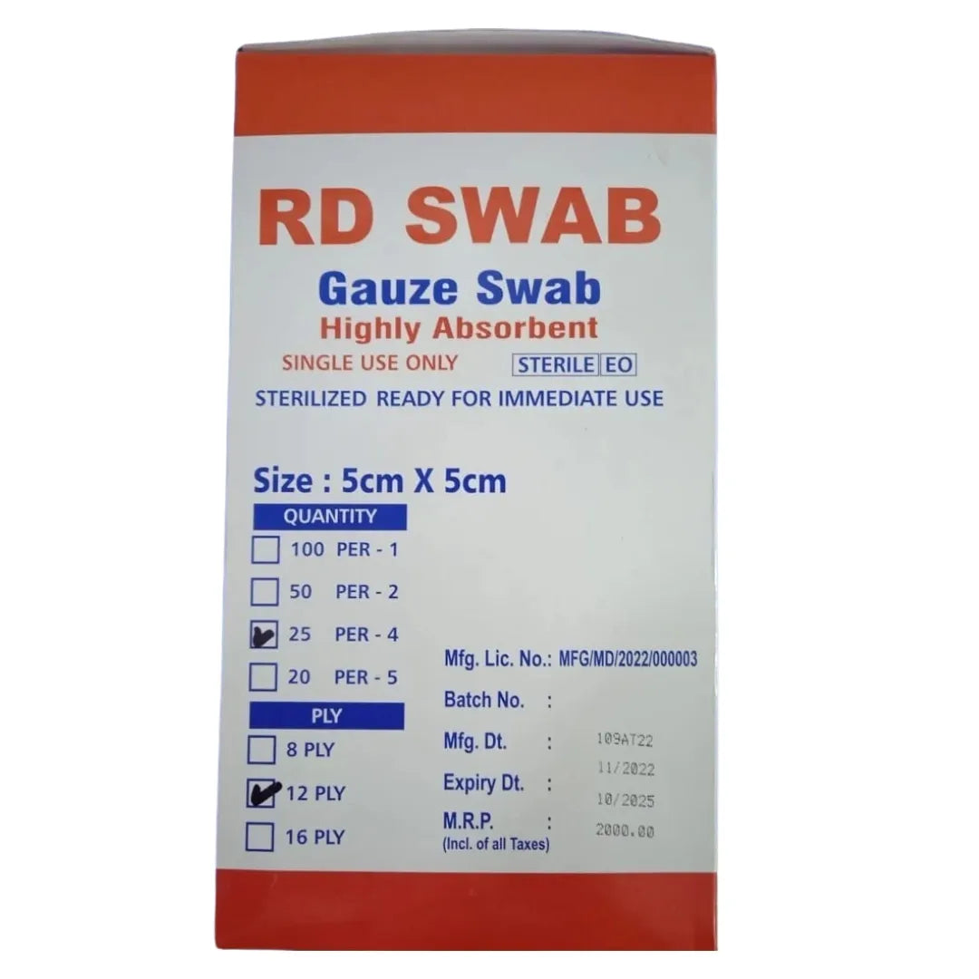 High-Quality Gauze Swab - 5cm*5cm, Shop Now | RD