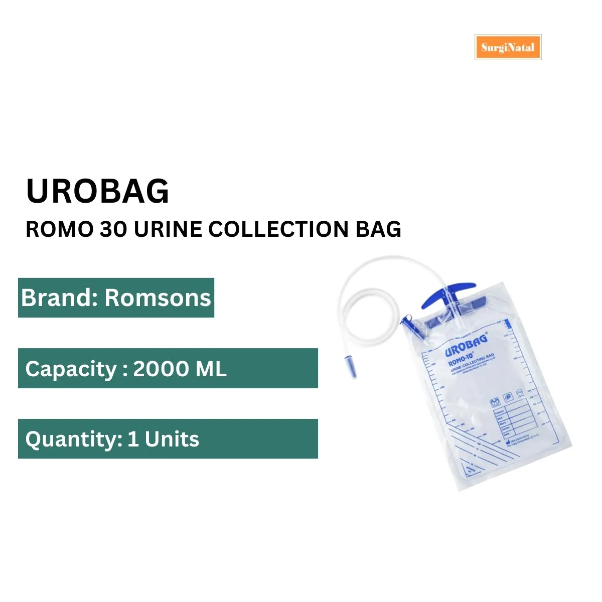 Buy Romsons ROMO 30 Urine Collection Bag Online