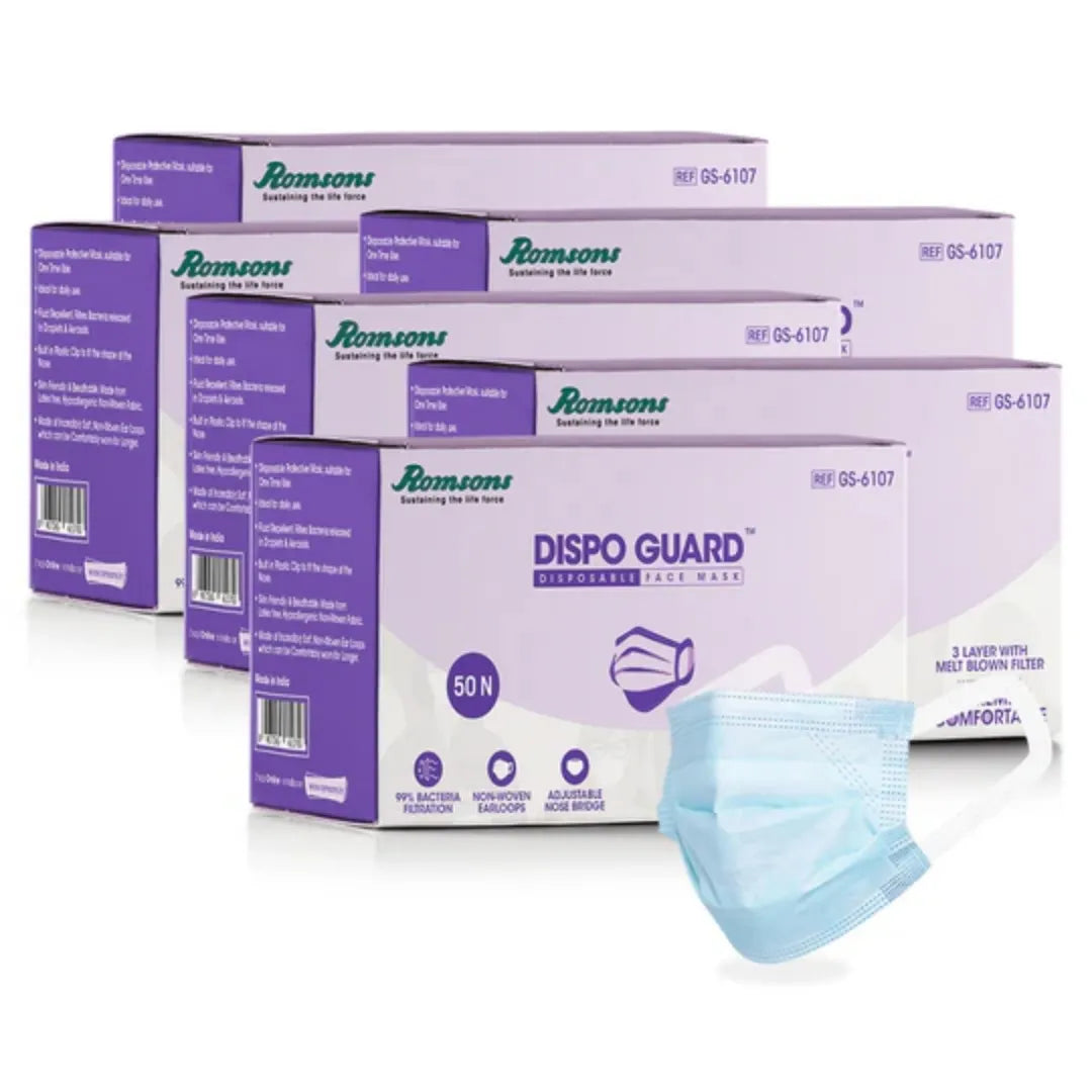 Buy Disposable Guard 3-Ply Face Mask with Melt Blown Filter