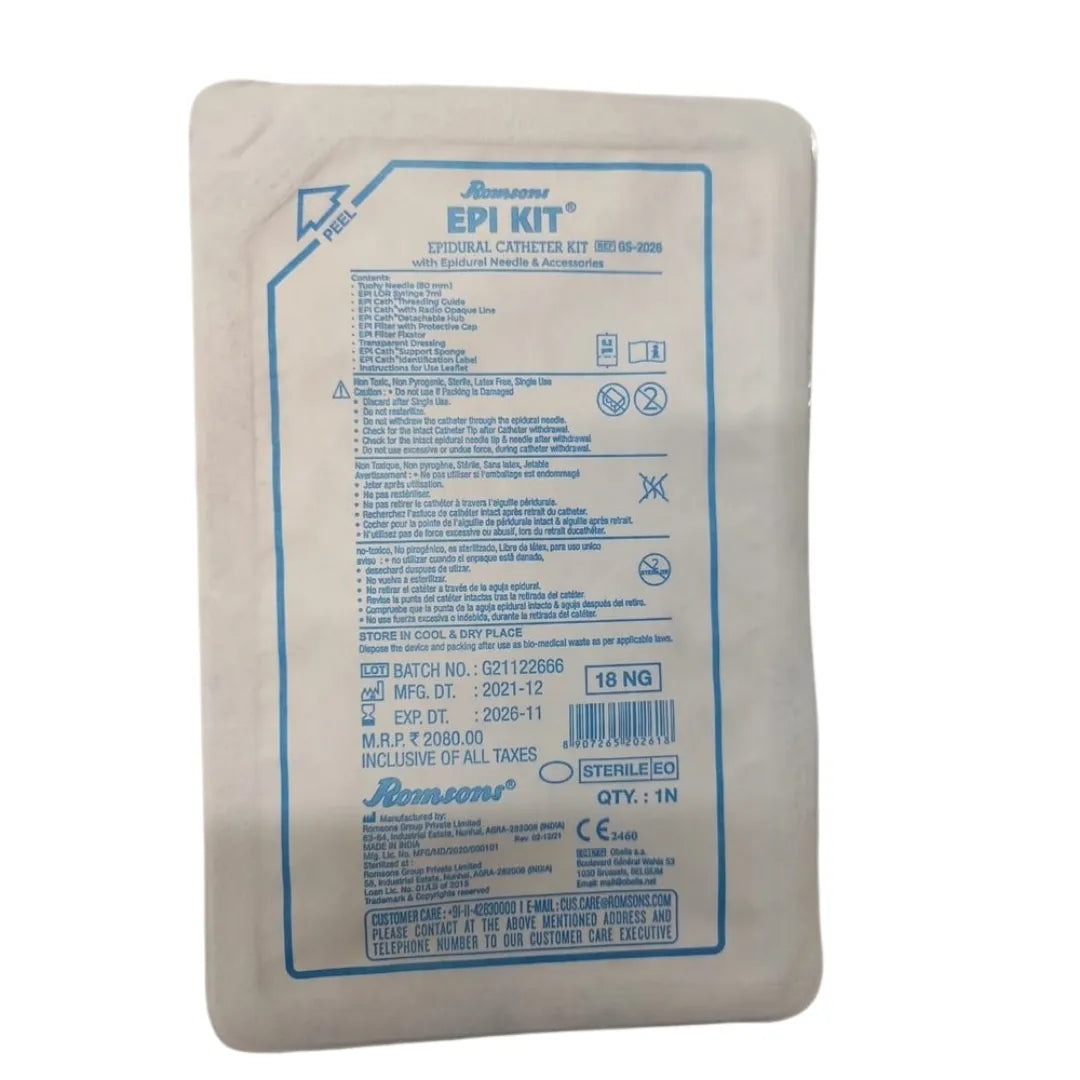 Buy Romsons Epi Kit Epidural Anaesthesia Set Online